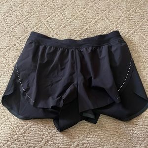 Lululemon running shorts size 6 black